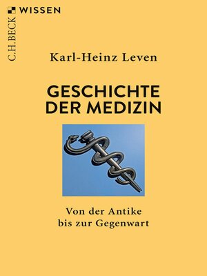 cover image of Geschichte der Medizin